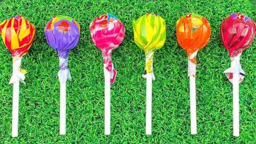 Rainbow Lollipop Surprise: Sweet Colors and Candy Fun for Kids